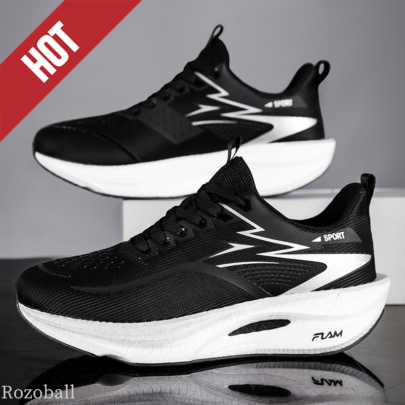 Breathable Mesh Athletic Shoes - Running Shoes Carbon Board Air Cushion