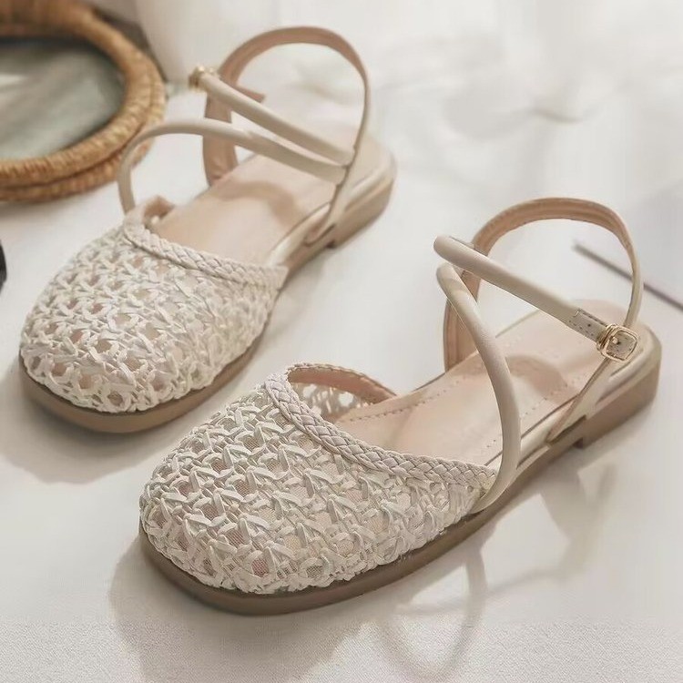 Sandals - French-style Closed-toe Sandals for Women, Summer