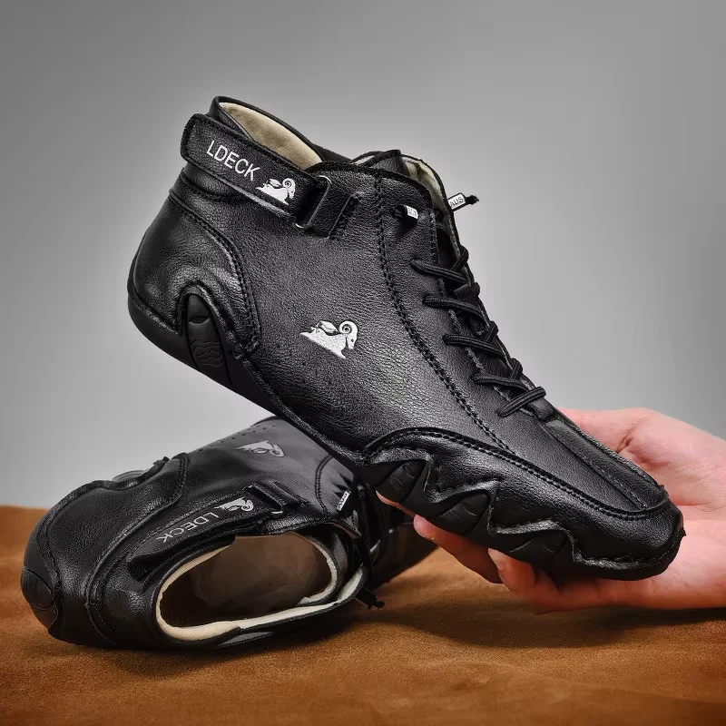 Waterproof Goretex Running Shoes - Men's Loafers Anti Slip Fashionable Versatile
