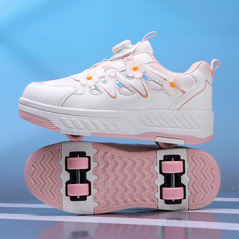Sneakers - Children Roller Shoes Fashion Gift Retractable