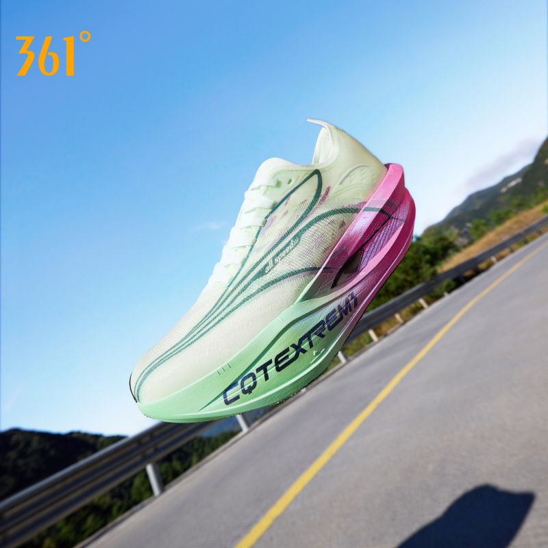 Carbon Plate Marathon Racing Shoes - 361 Degrees Furious Future 2.5 Running