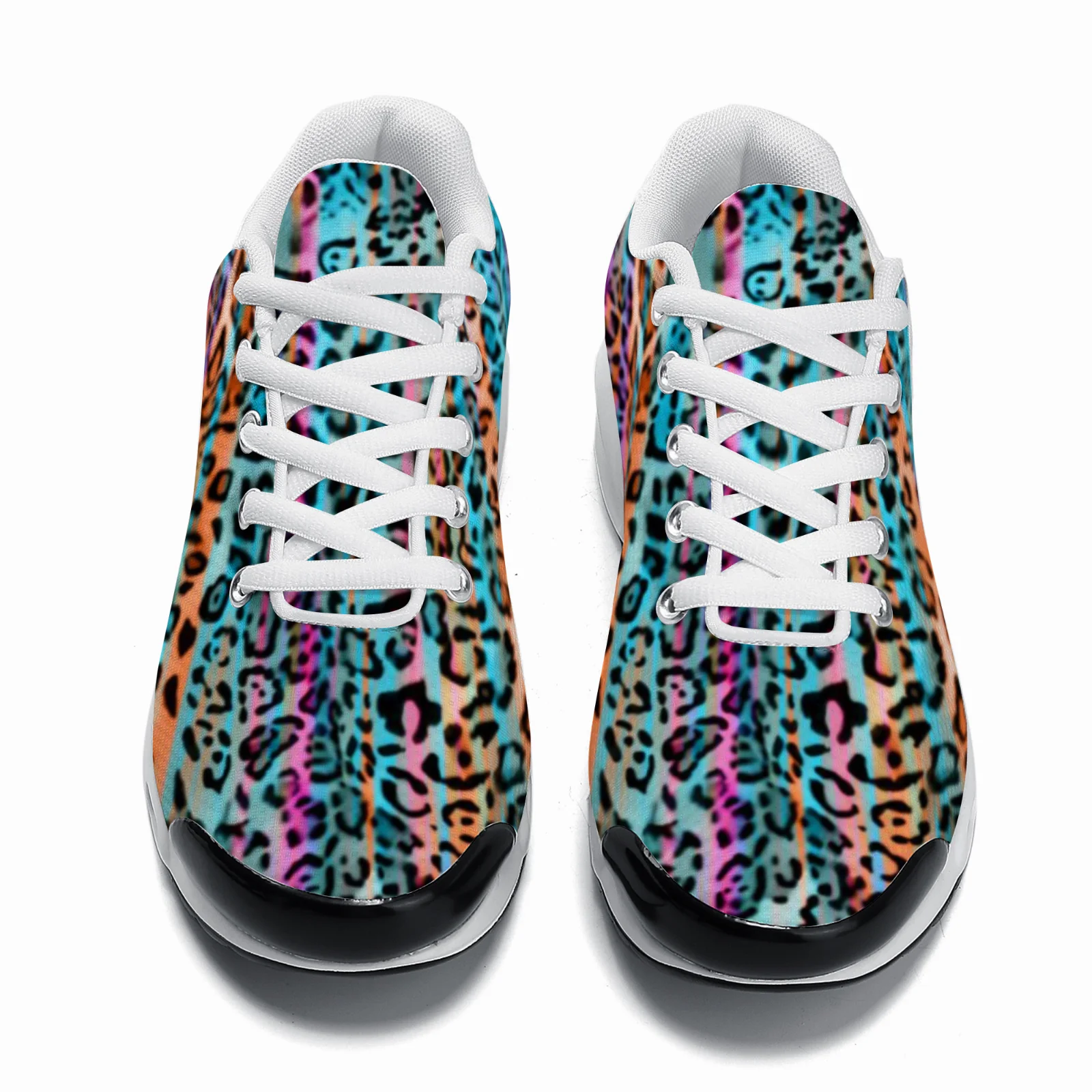 Customizable blue leopard prin - Breathable Mesh Athletic Shoes review and price