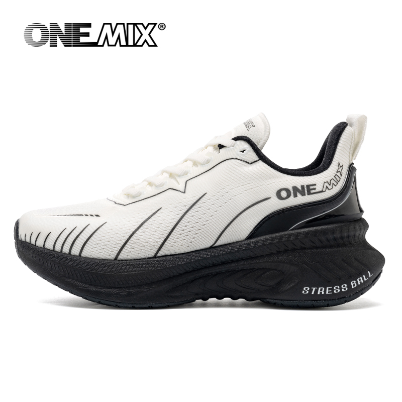 ONEMIX White Road Running Shoe - Reflective Night Running Shoes review and price