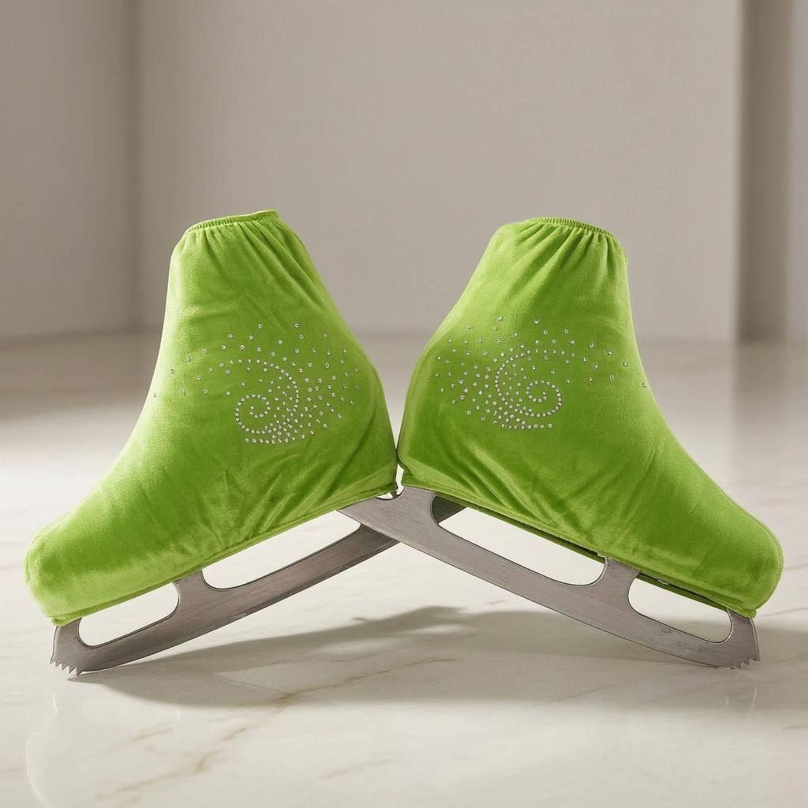 Plush Velvet Ice Skate Covers  - Boots review and price