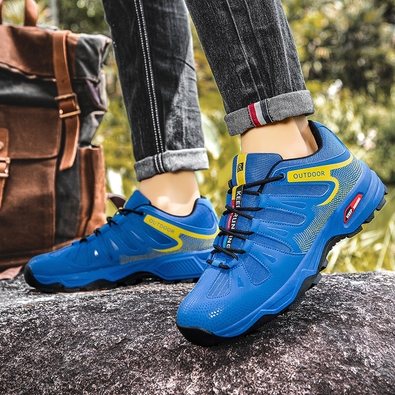 Men‘s Hiking Shoes Lace-up Cli - Anti Slip Trail Running Sneakers review and price