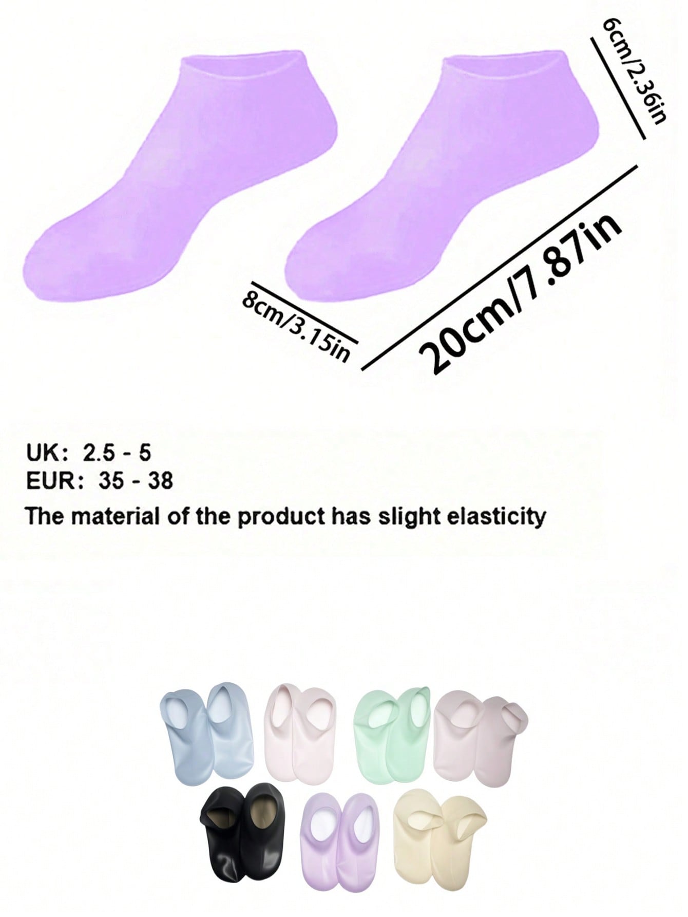 1 Pair Reusable Silicone Moist - Heels review and price