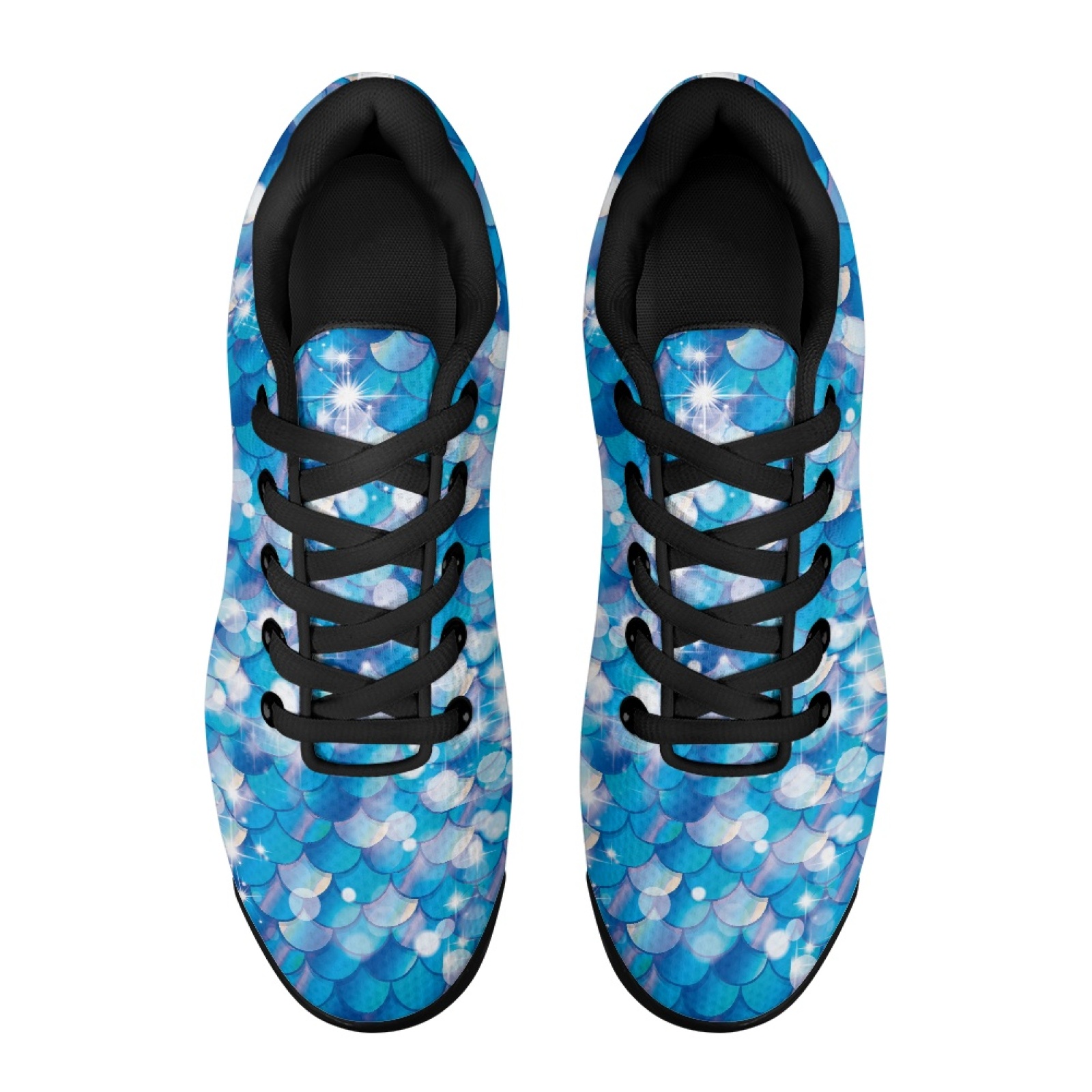 PENSTROLL Mermaid Scale Print  - Air Cushion Jogger Shoes Men review and price