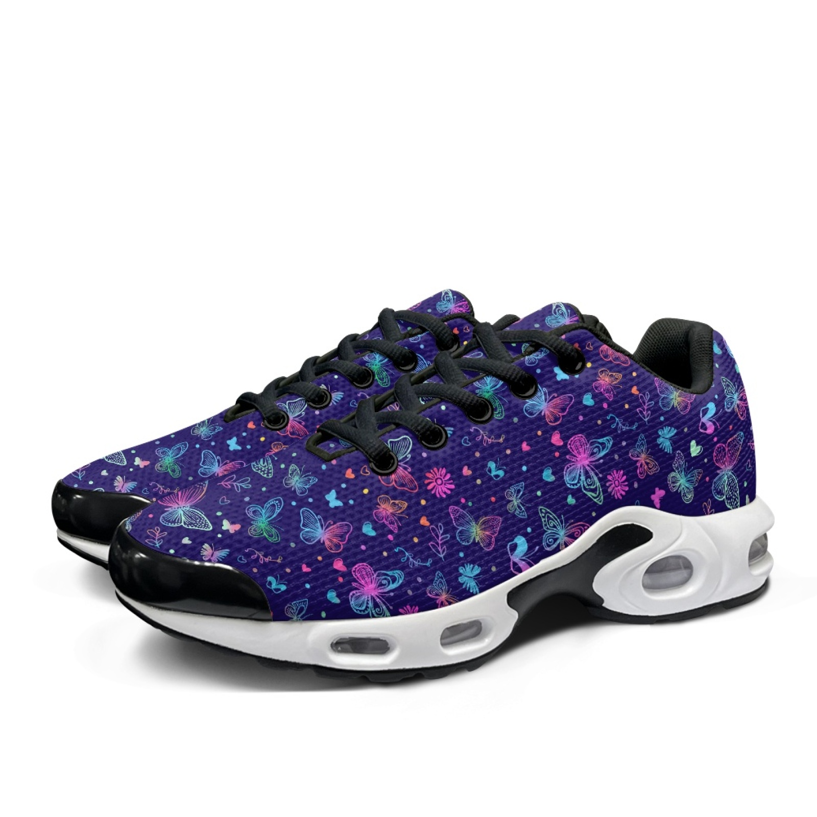 PENSTROLL Neon Butterfly Love  - Air Cushion Jogger Shoes Men review and price