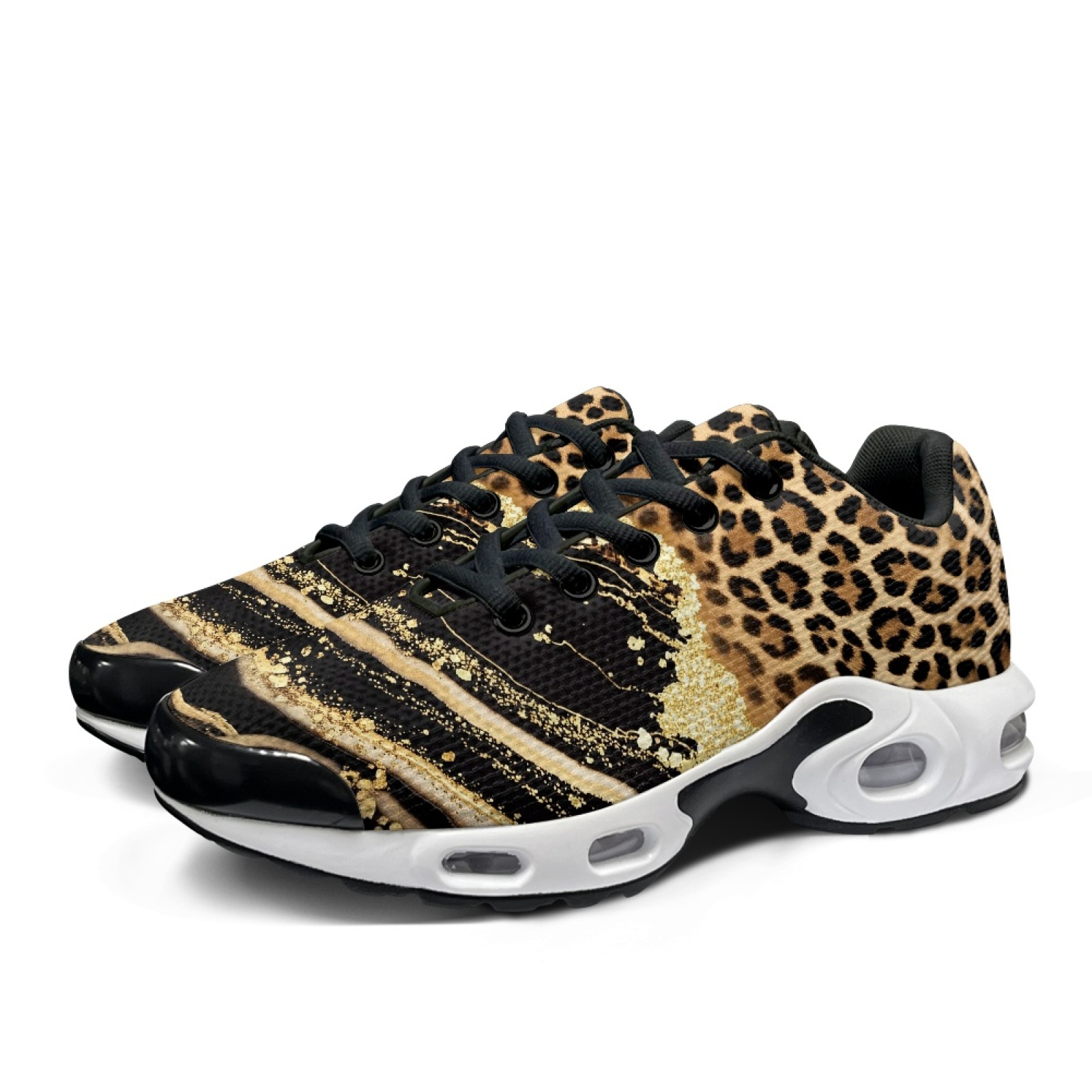 PENSTROLL Leopard Print Workou - Air Cushion Jogger Shoes Men review and price
