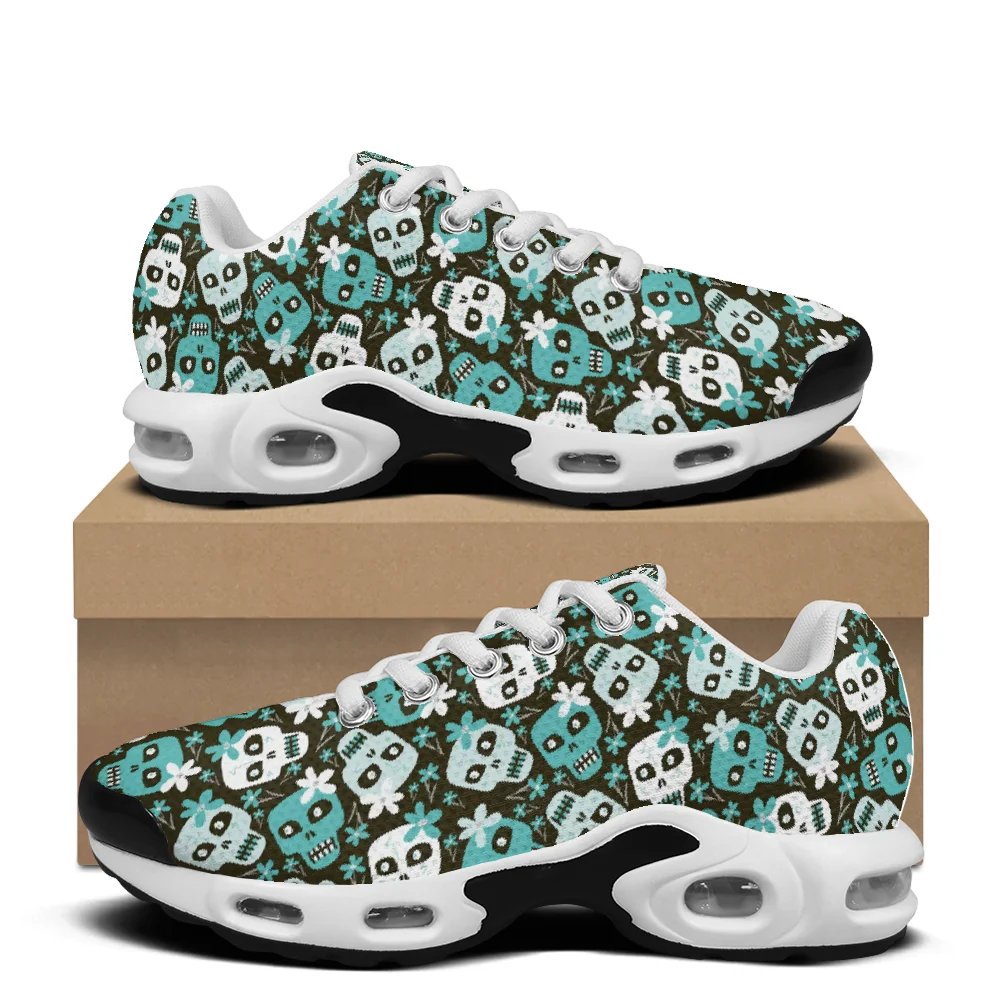 Green skull print casual air-c - Breathable Mesh Athletic Shoes review and price