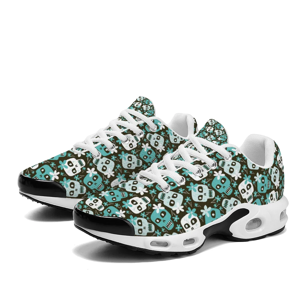 Green skull print casual air-c - Breathable Mesh Athletic Shoes review and price
