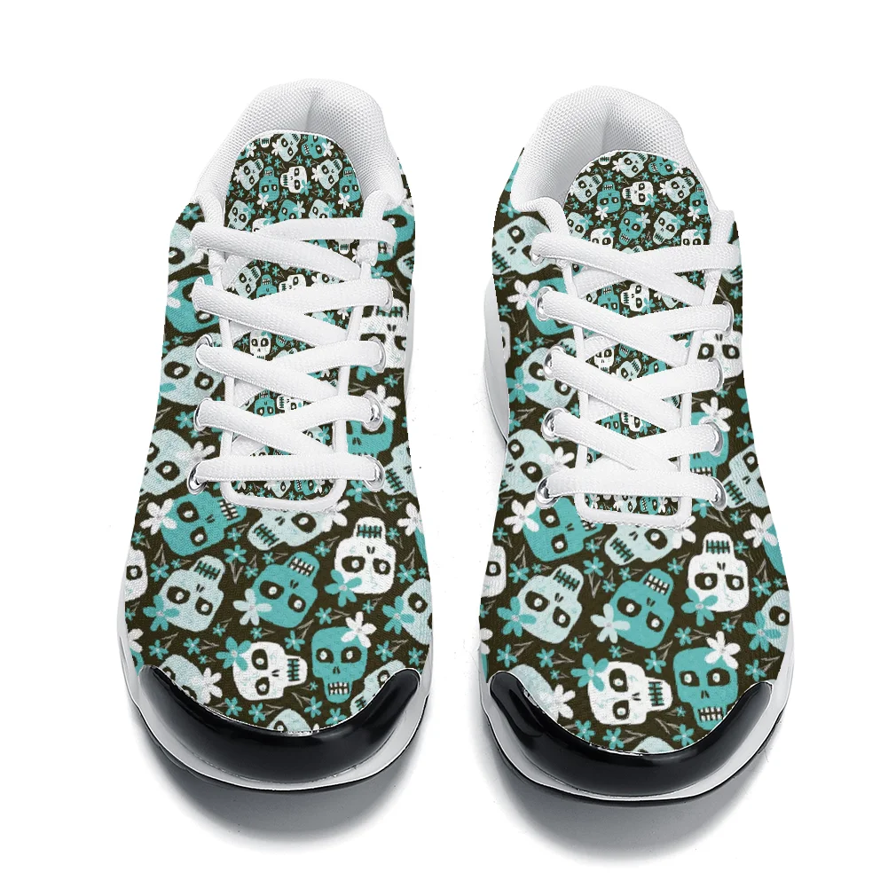 Green skull print casual air-c - Breathable Mesh Athletic Shoes review and price