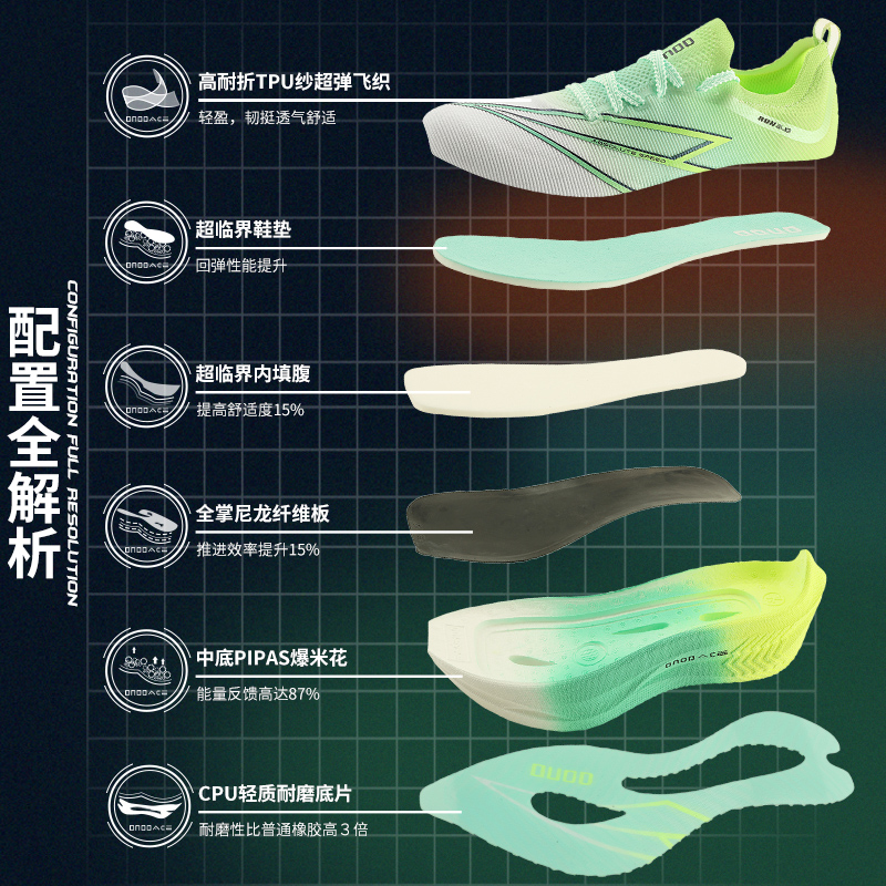 Men's Full-Length Nylon Carbon - Carbon Plate Marathon Racing Shoes review and price