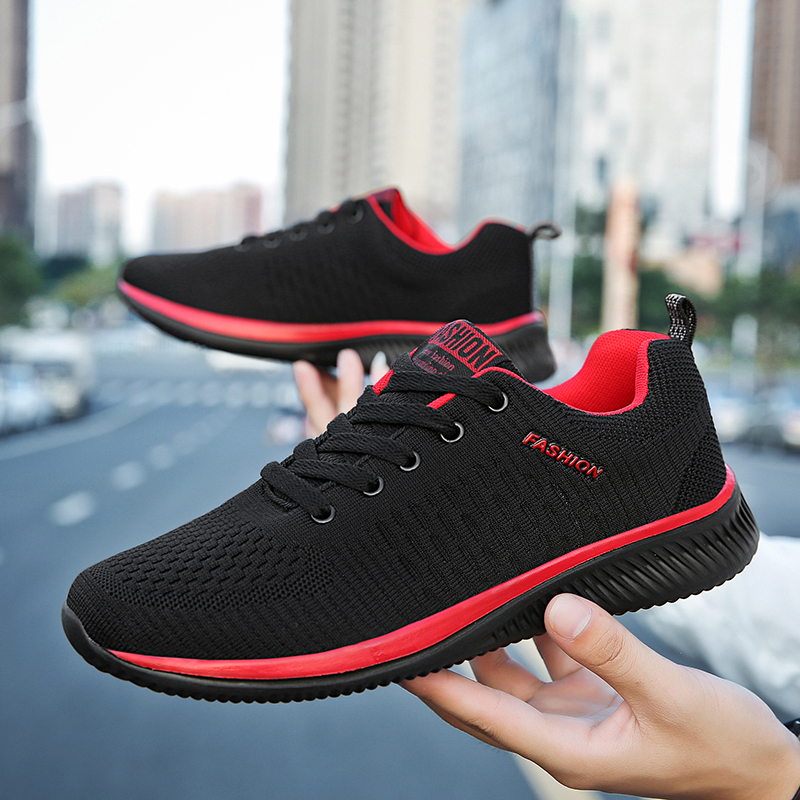 YRZL Sports Shoes for Men Shoe - Knit Fabric Lace Up Sneakers review and price