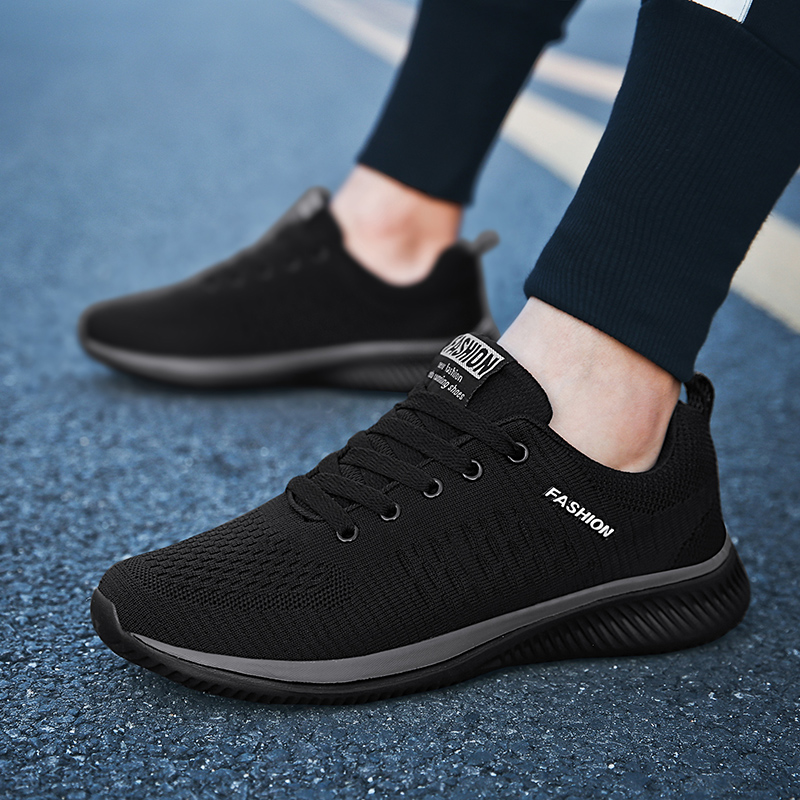 YRZL Sports Shoes for Men Shoe - Knit Fabric Lace Up Sneakers review and price