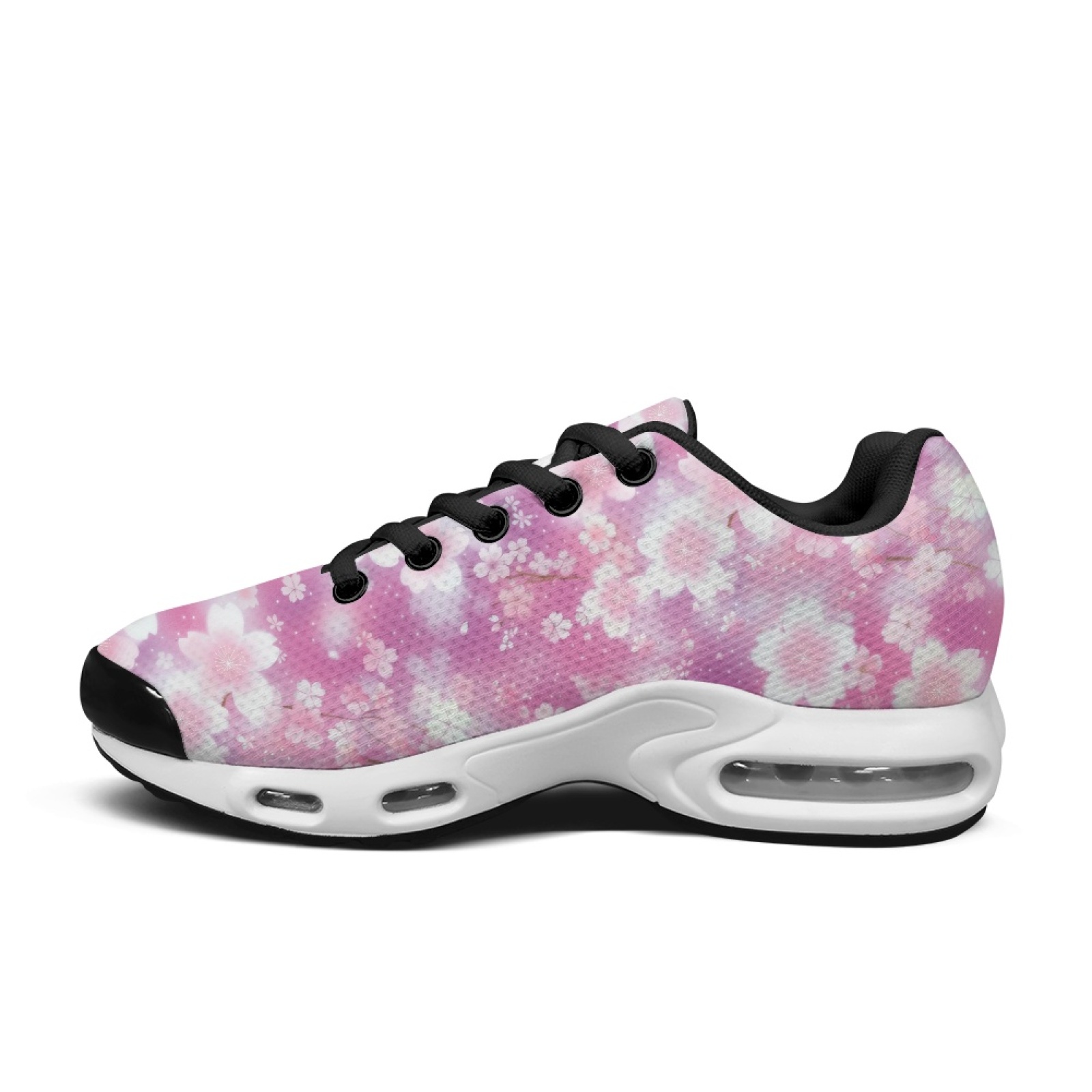 PENSTROLL Pink Floral Pattern  - Air Cushion Jogger Shoes Men review and price
