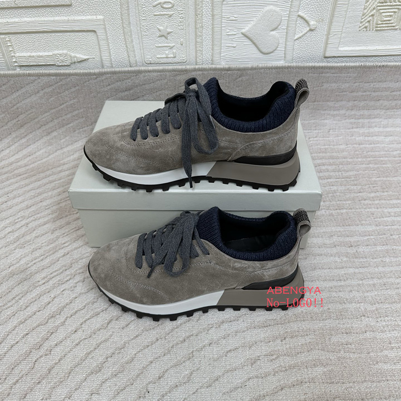 2025 White Knitted Suede Flat  - Knit Fabric Lace Up Sneakers review and price